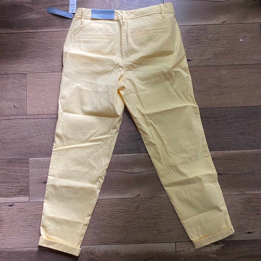 TALBOTS Yellow Girlfriend Chinos - Picture 5 of 5